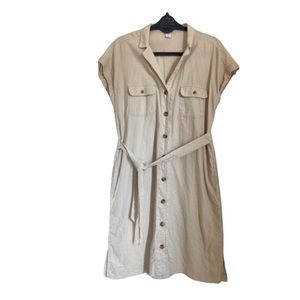 Old Navy linen safari dress